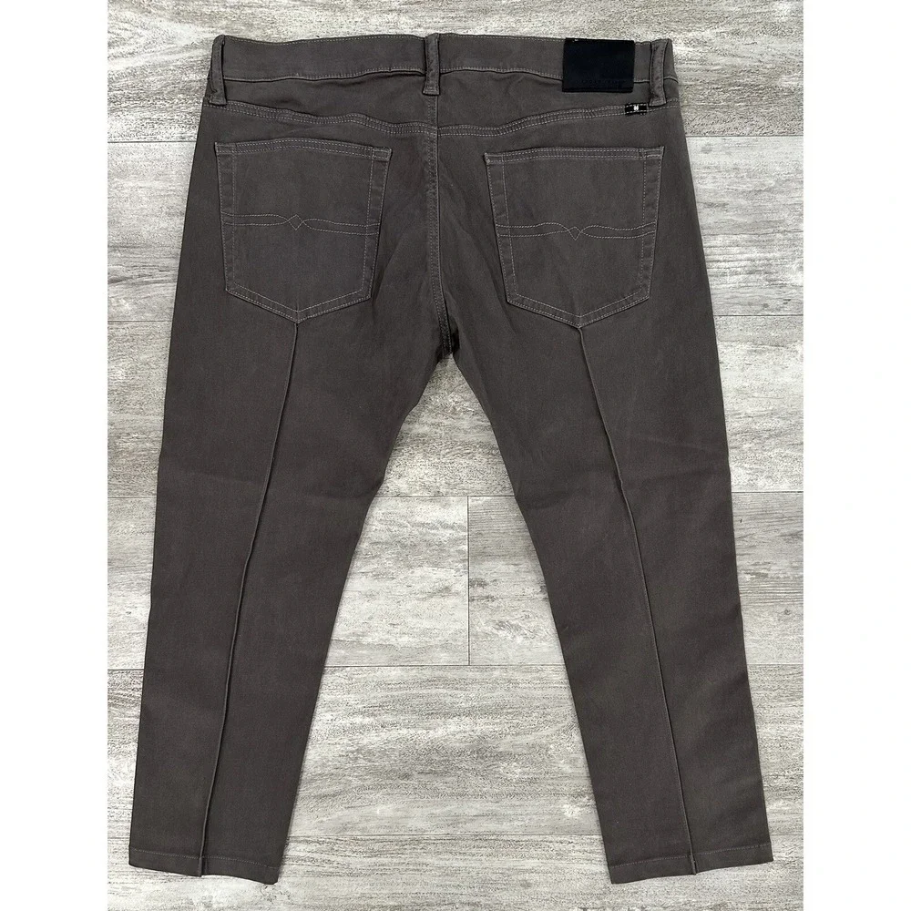 Lucky Brand Mens 121 Heritage Slim Straight Chino Actual 36x24 Cropped Pleated